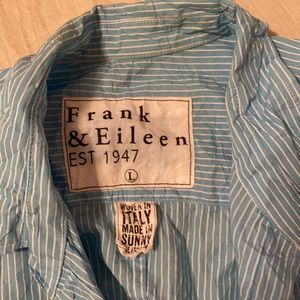 Frank and Eileen button down. L but fits like a small or med.-small. Great deal!
